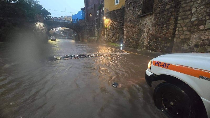 Lluvias en Guanajuato